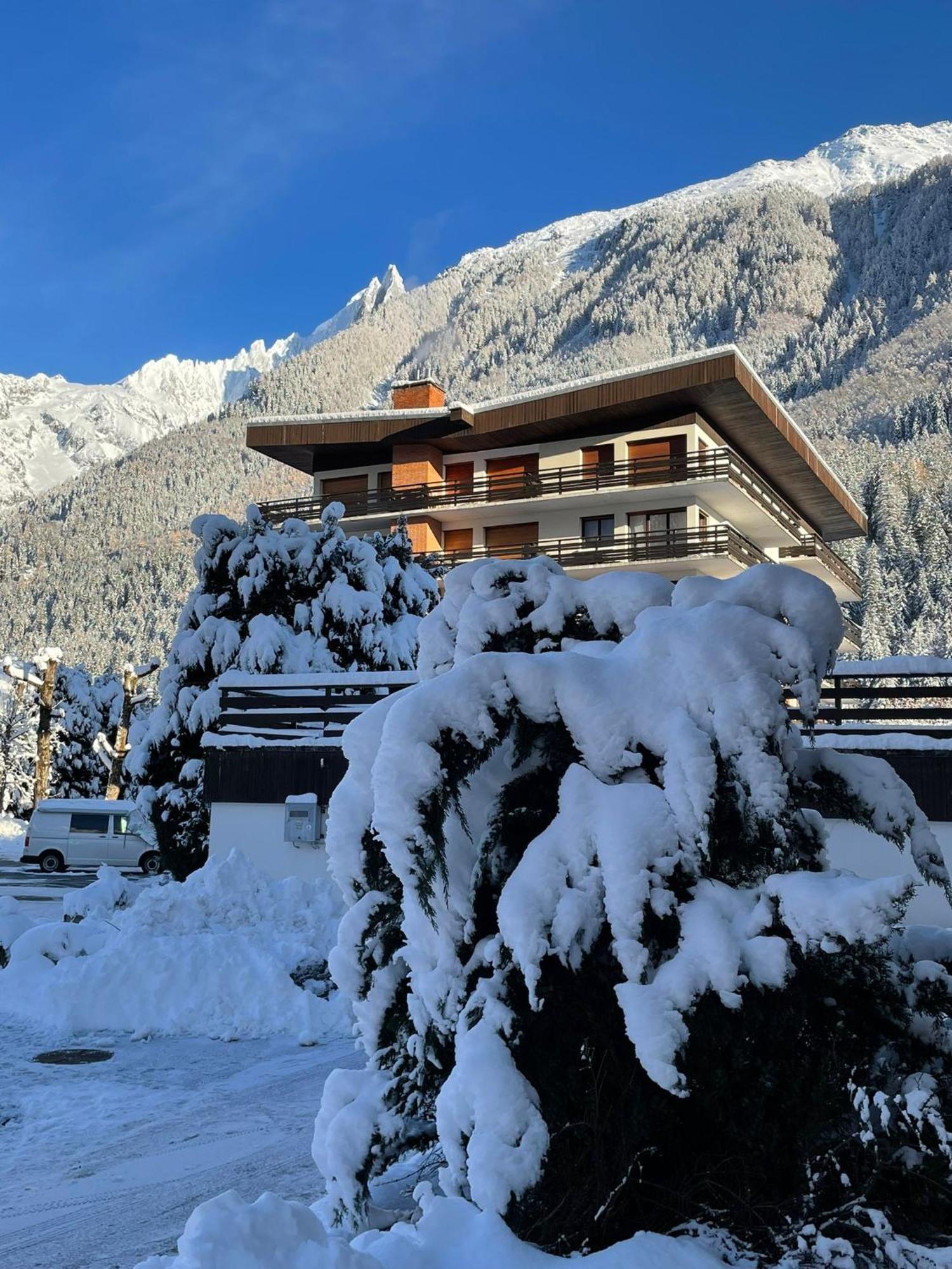Residence Bois Du Bouchet, Appartement Vue Montagne, Calme, Parking Gratuit, Proche Centre Chamonix Mont Blanc Exterior foto
