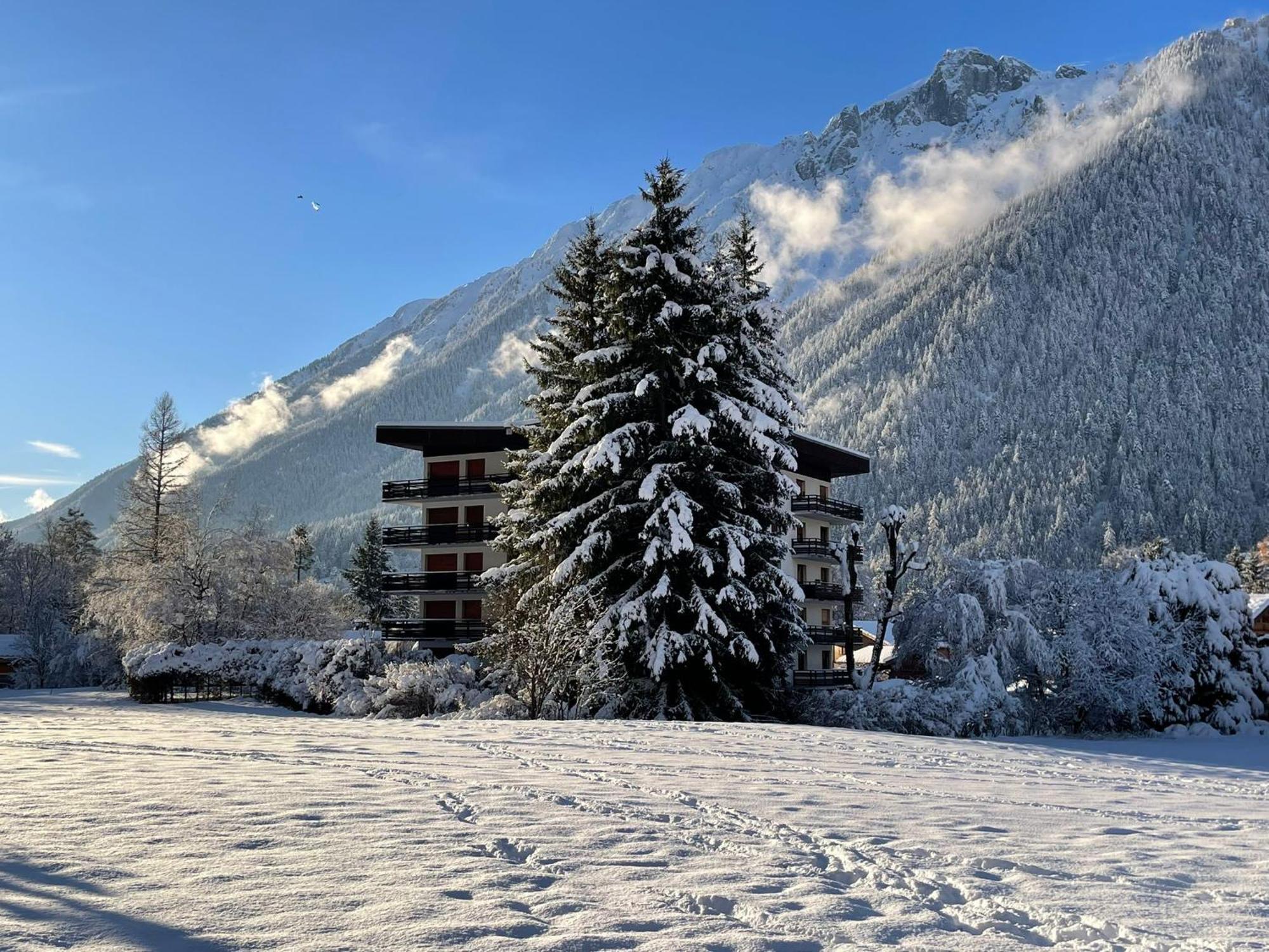Residence Bois Du Bouchet, Appartement Vue Montagne, Calme, Parking Gratuit, Proche Centre Chamonix Mont Blanc Exterior foto
